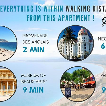 Appartement Claudia - Central - Very Close To Sea - Calm - Ac Νίκαια Εξωτερικό φωτογραφία